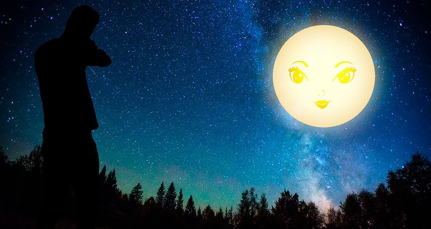 El cielo nocturno en Teotolcan-con Clara en su estrella y Pipo en tierra